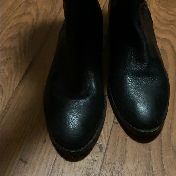 Arturo Chiang Black leather boots - Picture 3 of 11
